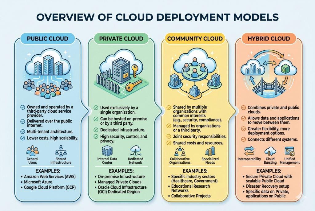 Overview of Cloud Deployment Models: Public, Private, Community, and ...