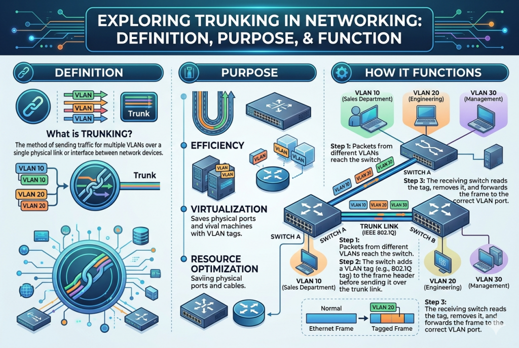 Network Truncking Exploring Trunking in Networking: Definition, Purpose, and How It ...