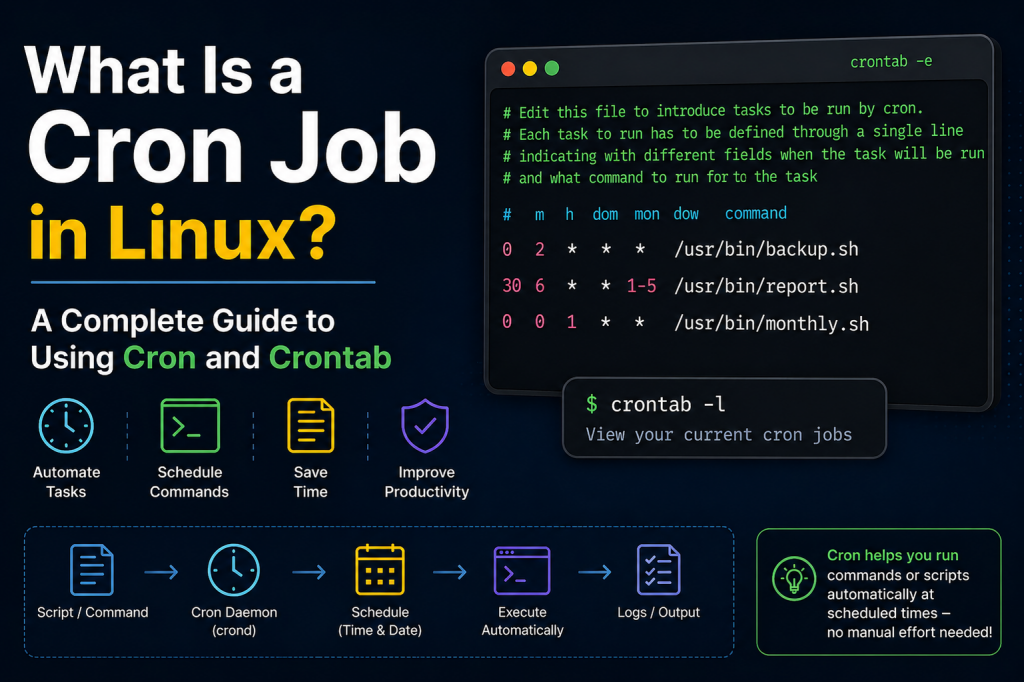 What Is a Cron Job in Linux? A Complete Guide to Using Cron and Crontab ...