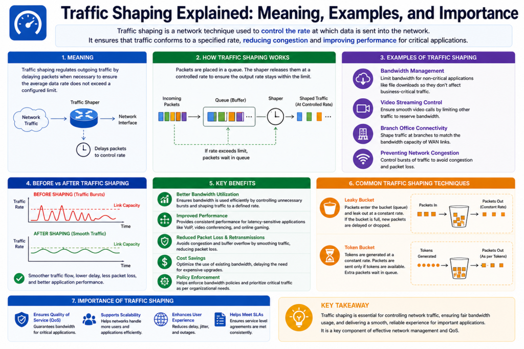 Traffic Shaping Explained: Meaning, Examples, and Importance – ExamTopics