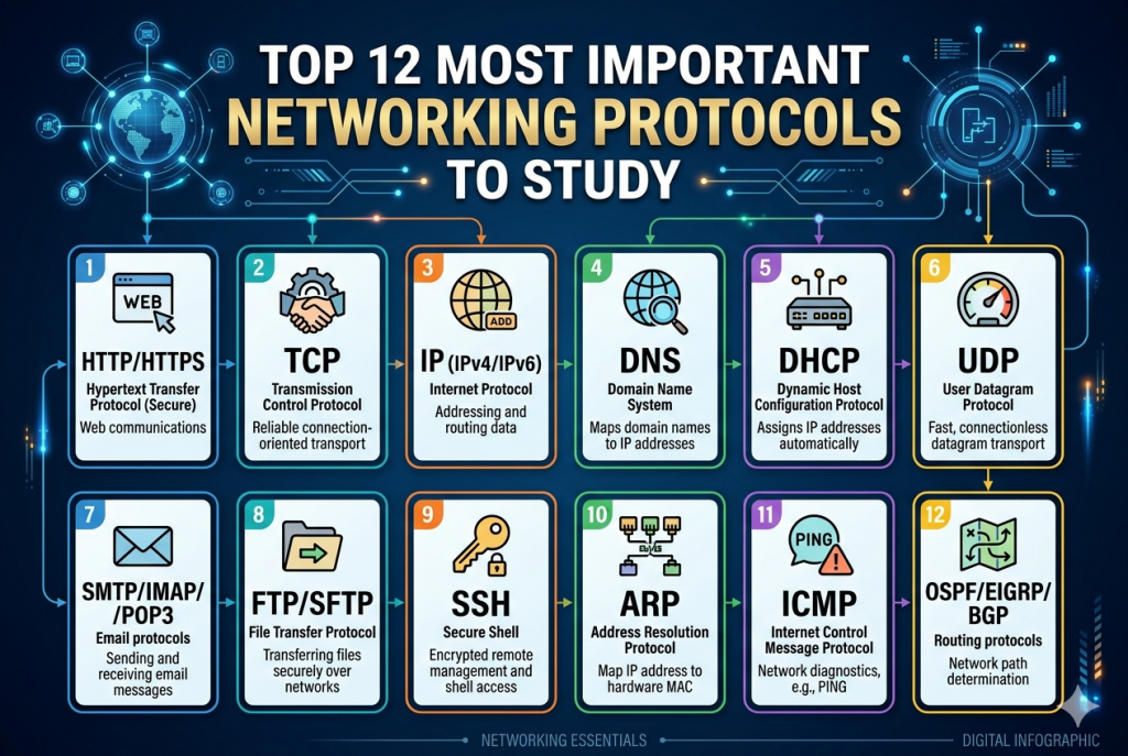 Top 12 Most Important Networking Protocols to Study – ExamTopics