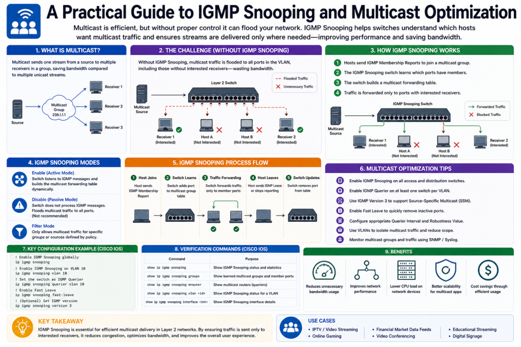 A Practical Guide to IGMP Snooping and Multicast Optimization – ExamTopics